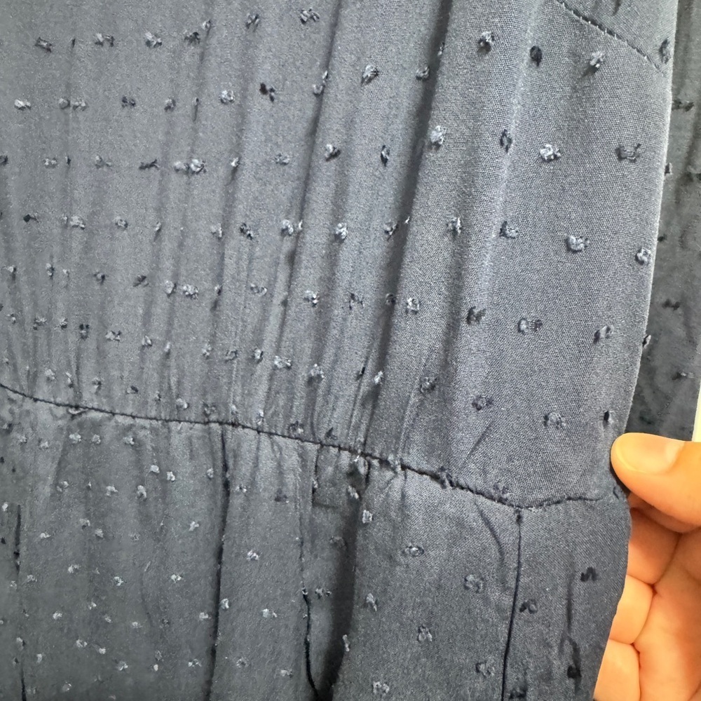 Bloomchic Long Sleeve Midi Dress Navy - Picture 9 of 11